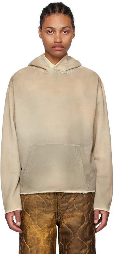 Notsonormal Beige Last Night's Hoodie In Lark