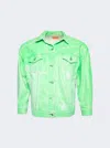 Notsonormal Green Destroyed Daily Jacket In Green