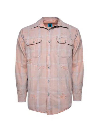 Notsonormal Distressed Shirt In Pink