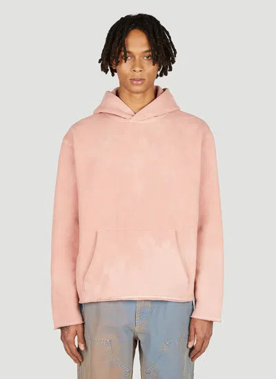 Notsonormal Faded Hooded Sweatshirt In Pink