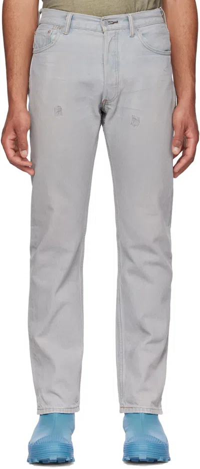 Notsonormal Gray High Jeans In Flint