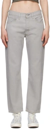 Notsonormal Gray High Jeans In Flint