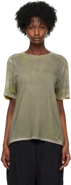 Notsonormal Gray Sprayed T-shirt In Dark Gull