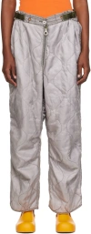 Notsonormal Grey Puff Trousers In Grey