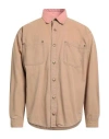 Notsonormal Man Jacket Camel Size S Cotton In Camel