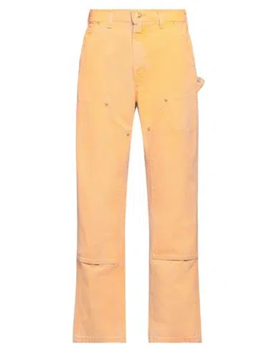 Notsonormal Man Pants Orange Size 30 Cotton In Yellow