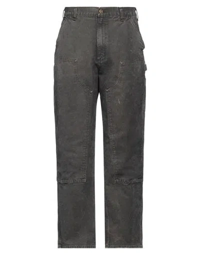 Notsonormal Man Pants Steel Grey Size 34 Cotton In Black