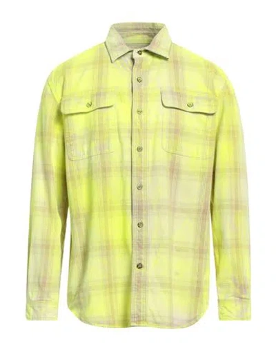 Notsonormal Man Shirt Yellow Size M Cotton In Multi