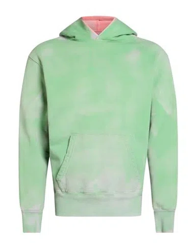 Notsonormal Man Sweatshirt Light Green Size S Cotton