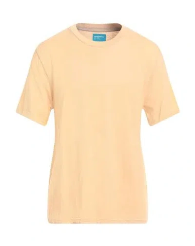 Notsonormal Man T-shirt Beige Size L Cotton, Recycled Cotton