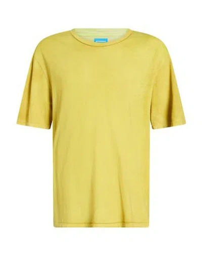 Notsonormal Man T-shirt Orange Size S Cotton, Recycled Cotton In Yellow