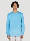 Notsonormal Splashed Long Sleeve T-shirt In Blue