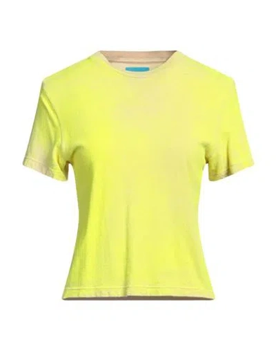 Notsonormal Woman T-shirt Yellow Size M Cotton