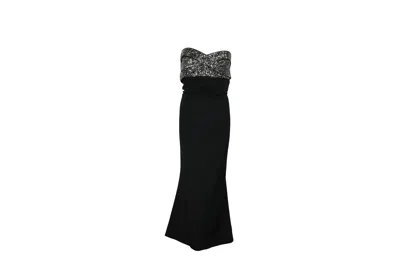 Notte By Marchesa Marchesa Notte Sequined Gown In Black Polyester