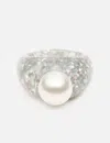 Notte Jelly Bubble Ring In Silver