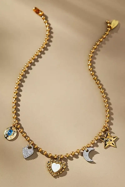 Notte Jewelry Amore Mio Charm Necklace In Gold