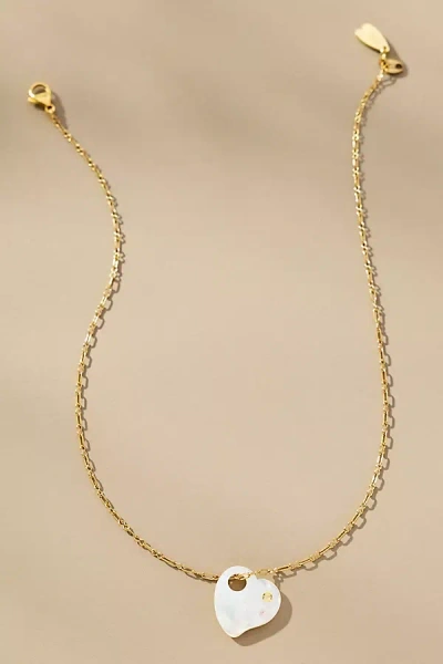 Notte Jewelry Lucky Love Glow Necklace In White