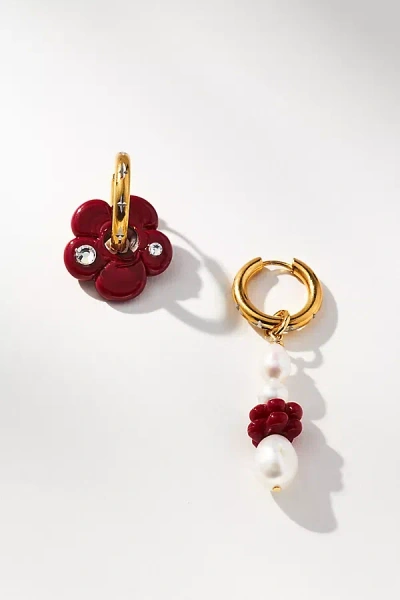 Notte Jewelry Mixed Lucky Mismatched Earrings In Gold