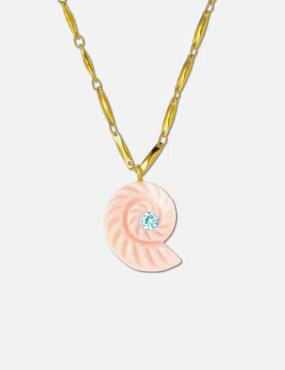 Notte Sea You Around Necklace In Pink