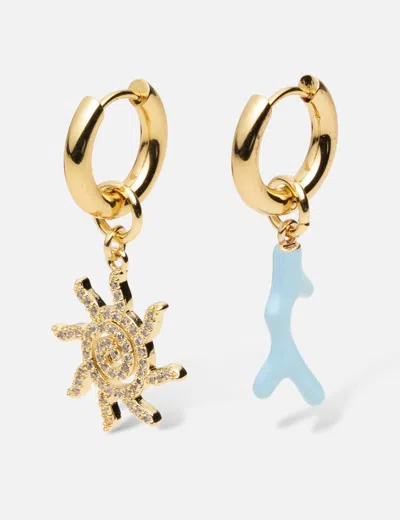 Notte Spiaggia Earrings In Gold
