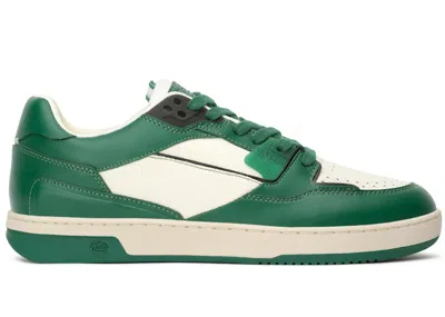 Pre-owned Notwoways Men's  Formula Zoysia Sneakers In Vintage Green/pure White/london White In Multi