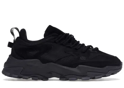 Pre-owned Notwoways Men's  Lacuna Sneakers In Onyx Black