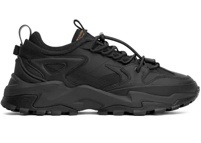 Pre-owned Notwoways Men's  Model 1 Hke No X Jme Ultimate Sneakers In Blackout/black Eclipse/ldn Grey