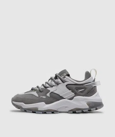 Notwoways Model-1 Sneaker In Grey Syzygy