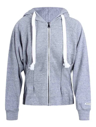 Noumeno Concept Shaped Sweatshirt In Gray