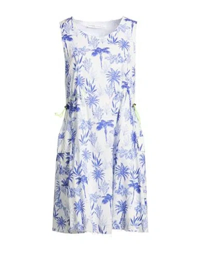 Noumeno Concept Woman Midi Dress Blue Size S Cotton