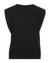 Noumeno Concept Woman Sweatshirt Black Size S Cotton In Black