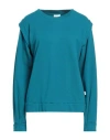Noumeno Concept Woman Sweatshirt Deep Jade Size S Cotton In Green