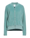 Noumeno Concept Woman Sweatshirt Turquoise Size S Cotton In Blue