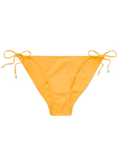 Nounou Elfie Tie-fastening Bikini Briefs In Yellow