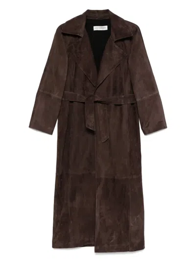 Nour Hammour Althea Coat In Brown