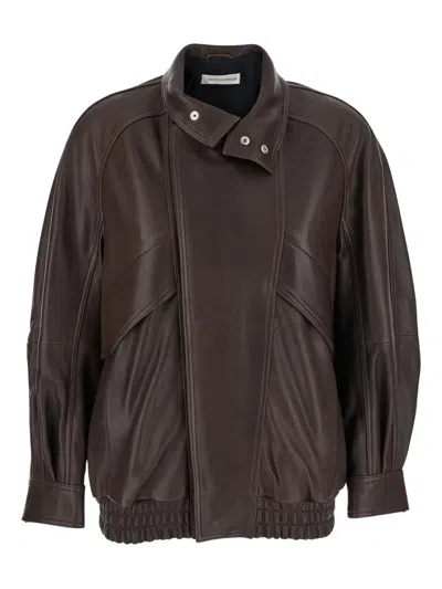 NOUR HAMMOUR ARISTE LEATHER JACKET