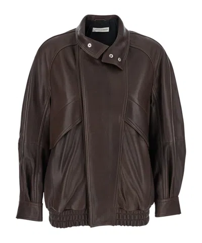NOUR HAMMOUR ARISTE LEATHER JACKET