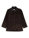 Nour Hammour Brown Bam Suede Jacket In Braun