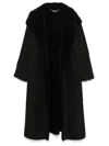 Nour Hammour Evita Coat In Black
