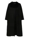 Nour Hammour Birthday Reversible Coat In Black