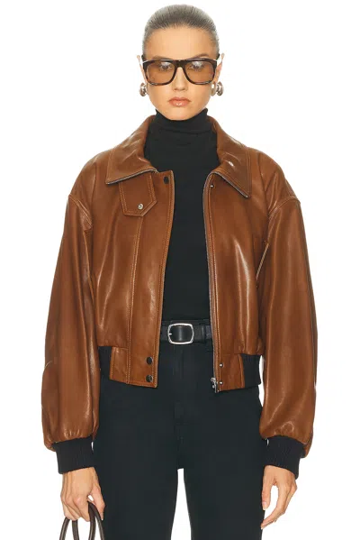 Nour Hammour Briar Jacket In Brown