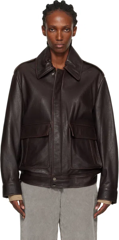 Nour Hammour Brown Drey 'the It Girl' Jacket