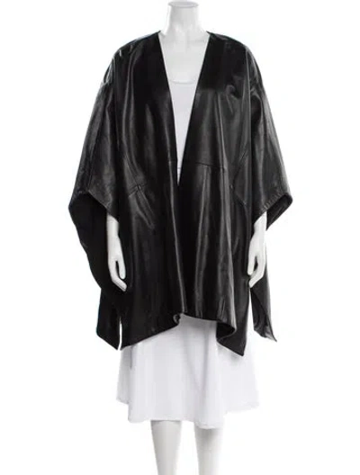 Pre-owned Nour Hammour Cape In Black