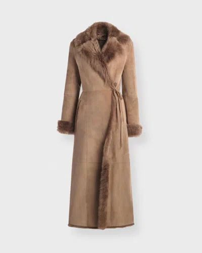 Nour Hammour Coat Joni In Brown