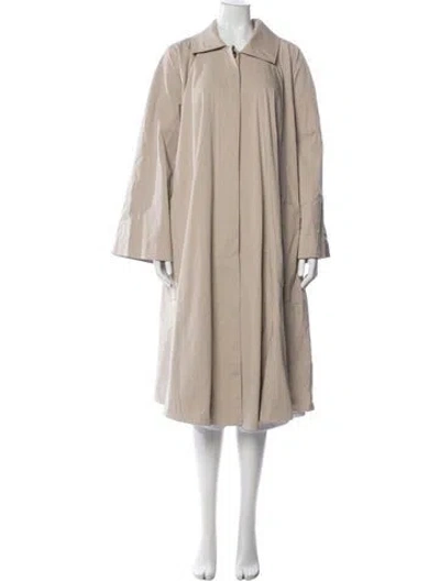 Pre-owned Nour Hammour Coat W/ Tags In Neutral