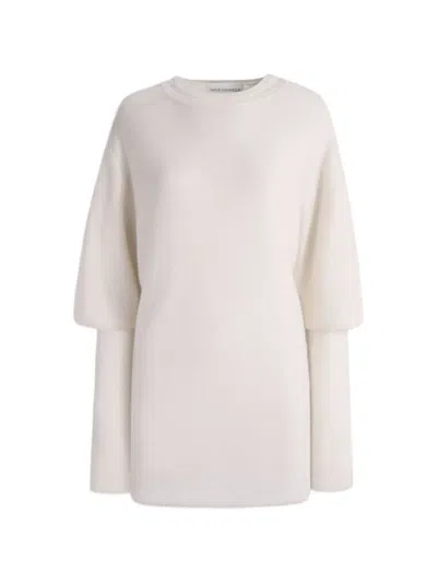 Nour Hammour Cobain Layered Sweater In White