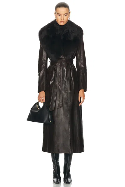 NOUR HAMMOUR DAKOTA COAT