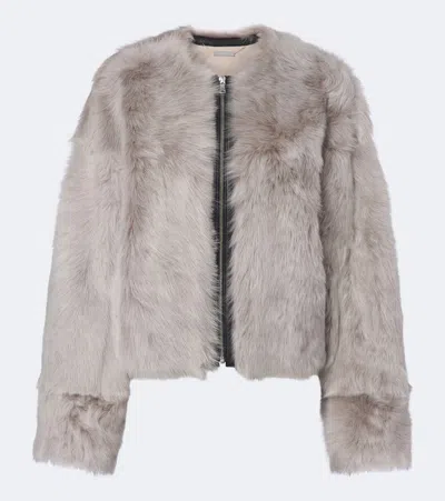 NOUR HAMMOUR DIANNE SHEARLING JACKET