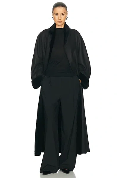 Nour Hammour Dorian Coat In Black
