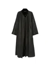 Nour Hammour Dorian Shearling Coat In Black
